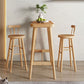 Industrial Natural Bar Table Solid Wood Bar Height Table with Trestle Base Clearhalo 'Bar Furniture' 'Bar Tables' 'bar_tables' 'furn' 'furn_bar_tables' 'Furniture' 'Kitchen & Dining Furniture' 1200x1200_1604e7b0-1357-4b07-bdfc-a3e6fcd55616