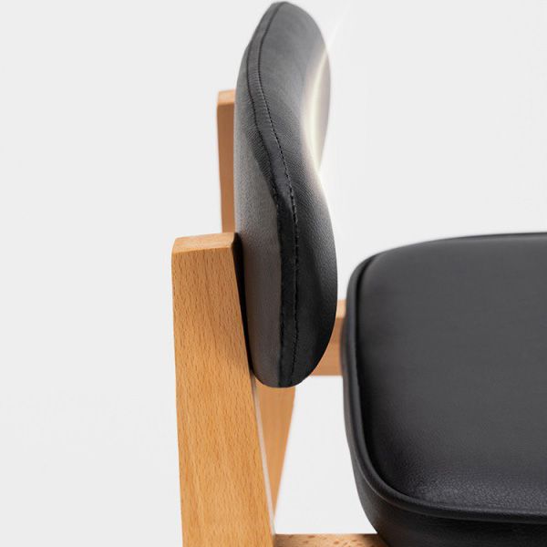 Contemporary Bar-stool Square Counter Bar Stool with Wooden Legs for Kitchen Clearhalo 'Bar Furniture' 'Bar Stools' 'bar_stools' 'furn' 'furn_bar_stools' 'Furniture' 'furniture_bar_stools' 'Kitchen & Dining Furniture' 1200x1200_16051c24-fdd3-42e6-ba24-5008138adcdc