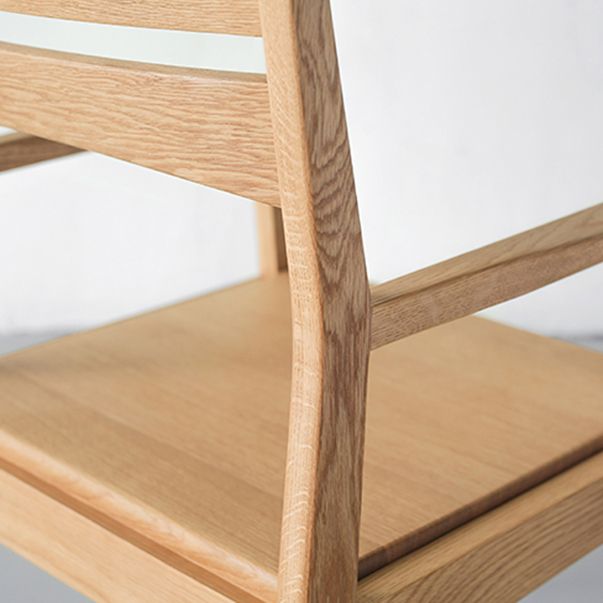 Silla de comedor de estilo moderno silla de brazo de madera de madera para sala de estar