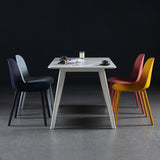 Plastic Scandinavian Dining Room Side Chair Matte Finish Parsons Dining Chair (Set of 4) Clearhalo ' kitchen&dining_furn' 'Dining Chairs' 'Dining Tables & Seating' 'dining_chair' 'furn' 'furn_dining_chair' 'Furniture' 'furniture_dining_chair' 'Kitchen & Dining Furniture' 'kitchen' 1200x1200_160976af-244e-4acc-8ccc-1dccec19df7c