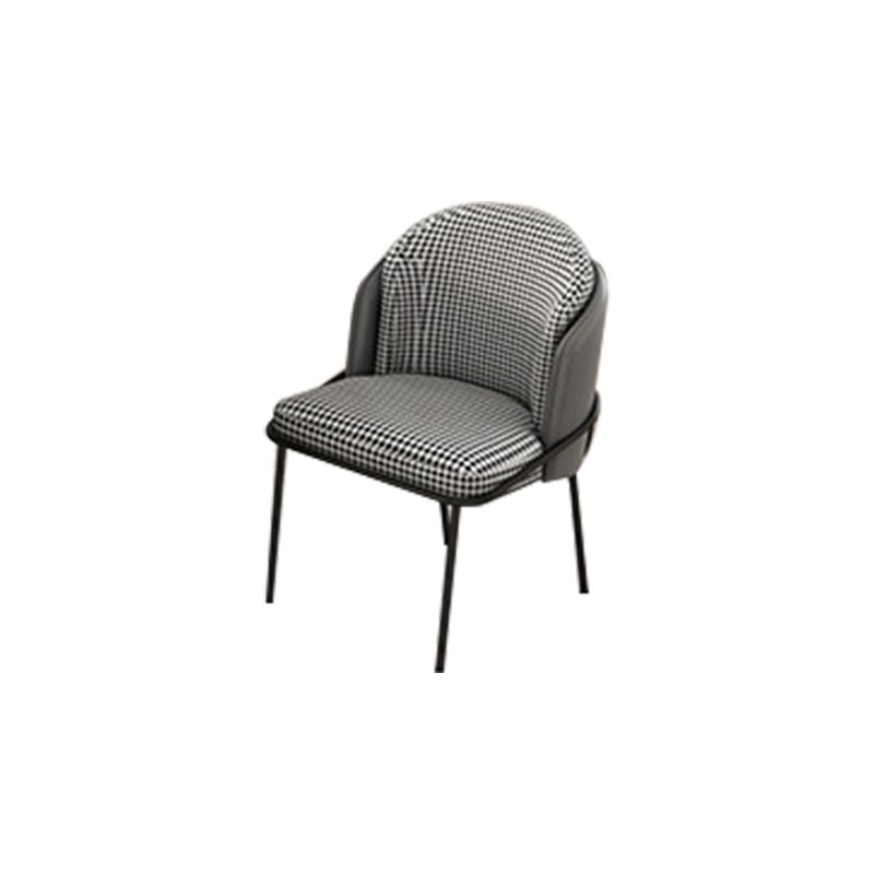 Upholstered Kitchen Dining Chairs Contemporary Metal Arm Chairs