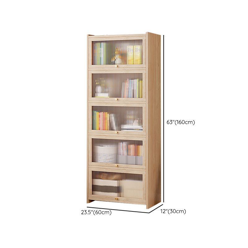 Natural Contemporary Cabinet, Solid Wood Accent Cabinet with Doors Clearhalo 'Cabinets & Chests' 'cabinets_chests' 'furn' 'furn_cabinets_chests' 'Furniture' 'Living Room Furniture' 1200x1200_160f44b0-9b12-4694-a54b-48902b472c2f