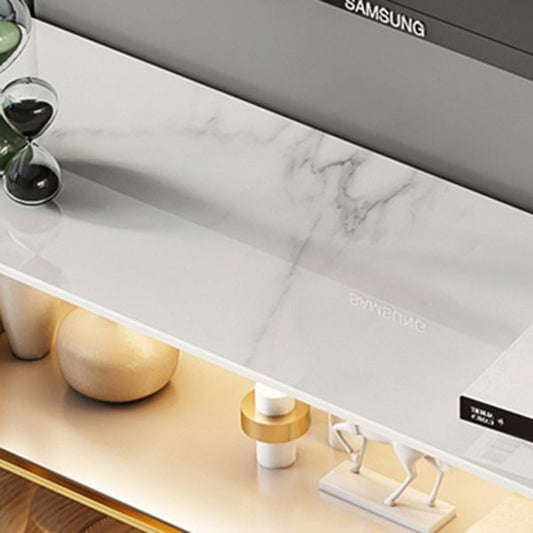 Console multimediale televisiva contemporanea con cassetti galleggianti