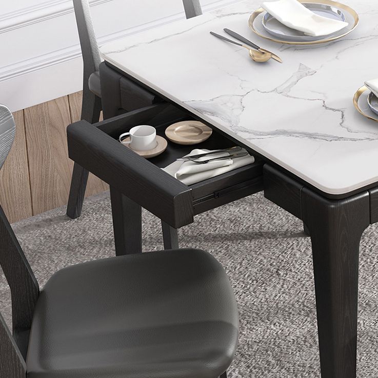 Stone Dining Site Table Midcentury Style Rectangle Dining Table for Kitchen Home Clearhalo ' dining_table' 'Dining Tables & Seating' 'Dining Tables' 'furn' 'furn_dining_table' 'Furniture' 'furniture_dining_table' 'Kitchen & Dining Furniture' 'kitchen&dining_furn' 'kitchen' 'kitchen_dining_table' 1200x1200_16160266-9c89-4284-b72a-11e7d1aa8fff