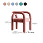 Offener Esszimmerstuhl mit mattem Finish, Designer-Stil, Wohnzimmer-Sessel aus Samt