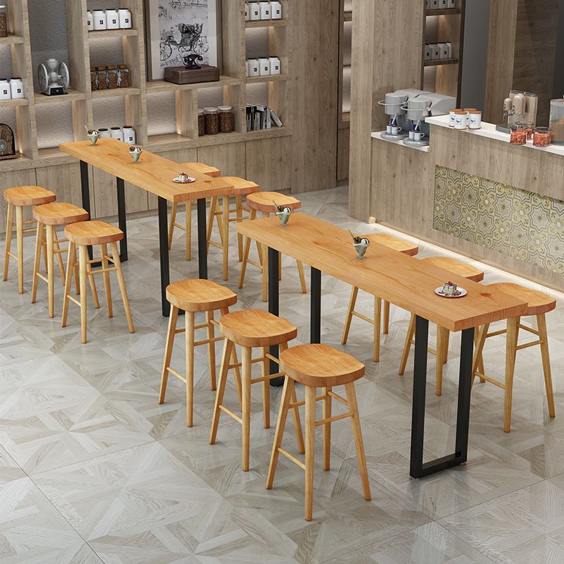 Modern Style Dining Table Wooden Bar Counter Table for Kitchen Clearhalo 'Bar Furniture' 'Bar Tables' 'bar_tables' 'furn' 'furn_bar_tables' 'Furniture' 'furniture_bar_tables' 'Kitchen & Dining Furniture' 1200x1200_161b41f5-4d6d-4f97-a0ce-fb0c47a20970