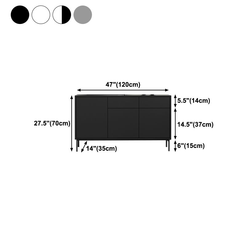 Hölzerne Rechteck Sideboardschrank moderne Küche Sideboard für Zuhause