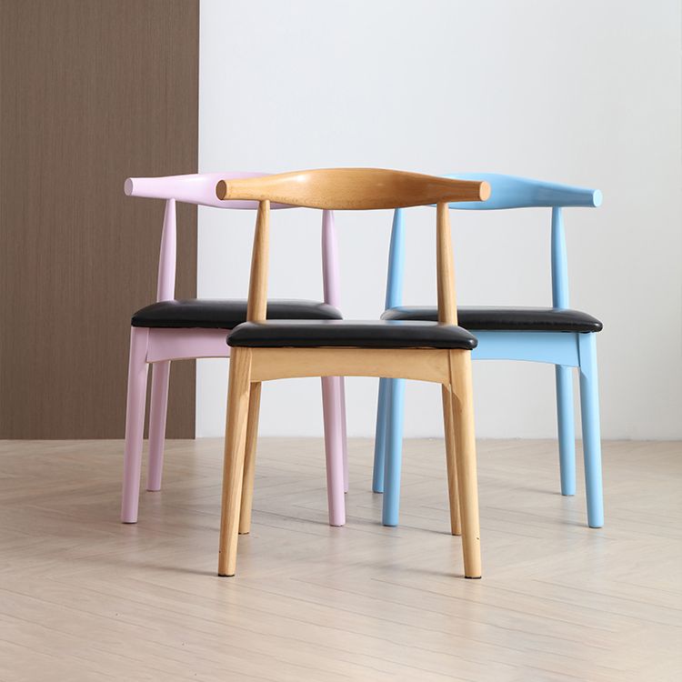 Chaise de style moderne en bois ouvert à l'arrière pour salle à manger pour salle à manger