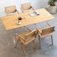 Minimalist Solid Wood Dining Set 1/2/4/5 Pieces Rectangular Dining Furniture Set Clearhalo 'Dining Room Sets' 'Dining Tables & Seating' 'dining_room_set' 'furn' 'furn_dining_room_set' 'Furniture' 'Kitchen & Dining Furniture' 1200x1200_161f9149-5c42-4fca-980c-9aa71946c3cf