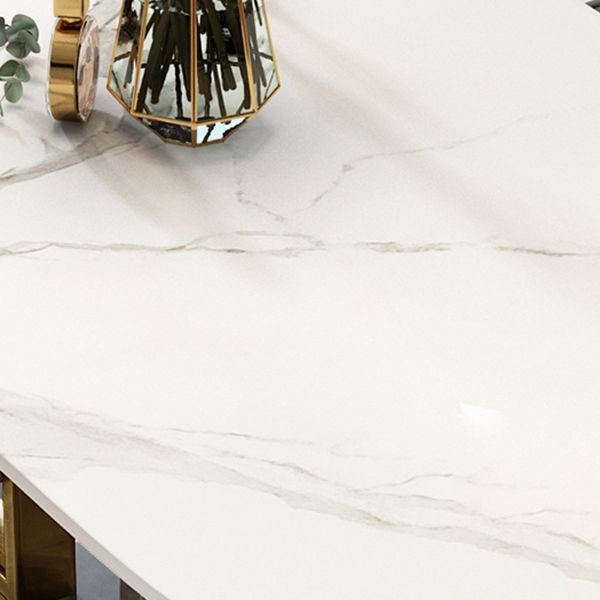 Luxury Sintered Stone Dining Table Rectangle Table with Double Pedestal in Gold Clearhalo ' dining_table' 'Dining Tables & Seating' 'Dining Tables' 'furn' 'furn_dining_table' 'Furniture' 'furniture_dining_table' 'Kitchen & Dining Furniture' 'kitchen&dining_furn' 'kitchen' 'kitchen_dining_table' 1200x1200_1623b0f3-c25f-4dd7-9c7c-608cc80e2a91