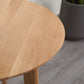 Modern Oak Wood Dining Set 1/2/3/5 stuks Bruine dinette set met stoelen