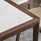Designer Style Rectangle Dining Set 1/2/4/5 Pieces Sintered Stone Top Dinette Table Set