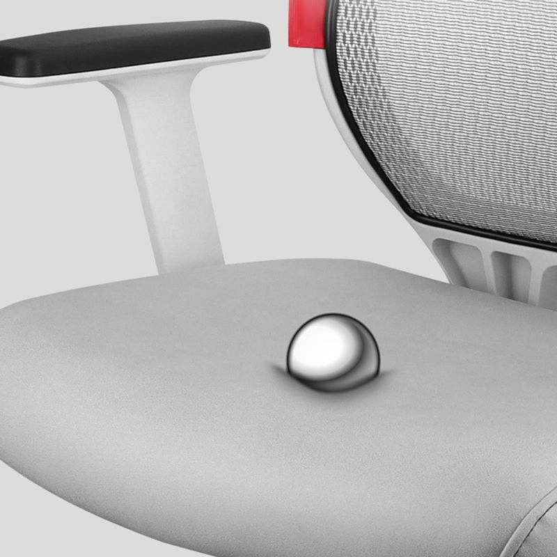 Arms omvatten bureaustoel ergonomische middenbackstoel met caster wielen