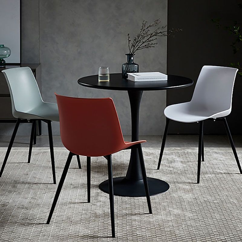 Contemporary Style Dining Chairs Dining Armless Side Chair with Metal Legs Clearhalo ' kitchen&dining_furn' 'Dining Chairs' 'Dining Tables & Seating' 'dining_chair' 'furn' 'furn_dining_chair' 'Furniture' 'furniture_dining_chair' 'Kitchen & Dining Furniture' 'kitchen' 1200x1200_1627592d-c388-4227-98e7-571e633db618