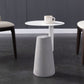 Concrete Modernistic Table Lacquer Round Table for Living Room Clearhalo 'Coffee & Accent Tables' 'End & Side Tables' 'end_side_tables' 'furn' 'furn_end_side_tables' 'Furniture' 'Living Room Furniture' 1200x1200_162ed8c1-a6de-4757-9bc2-8cdf71c4e502
