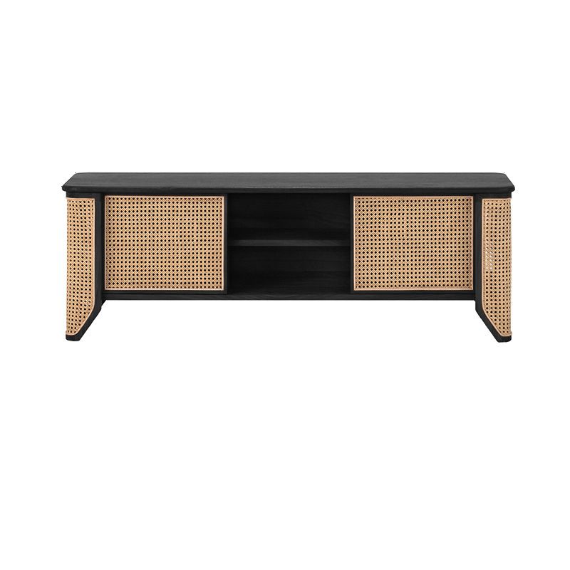 Solid Wood TV Media Console Scandinavian TV Stand for Living Room Clearhalo 'furn' 'furn_tv_stands_entertainment_centers' 'Furniture' 'Living Room Furniture' 'TV Stands & Entertainment Centers' 'TV Stands & Media Storage Furniture' 'tv_stands_entertainment_centers' 1200x1200_162fc3f6-f456-4b50-aff0-6ffe08a15b3a