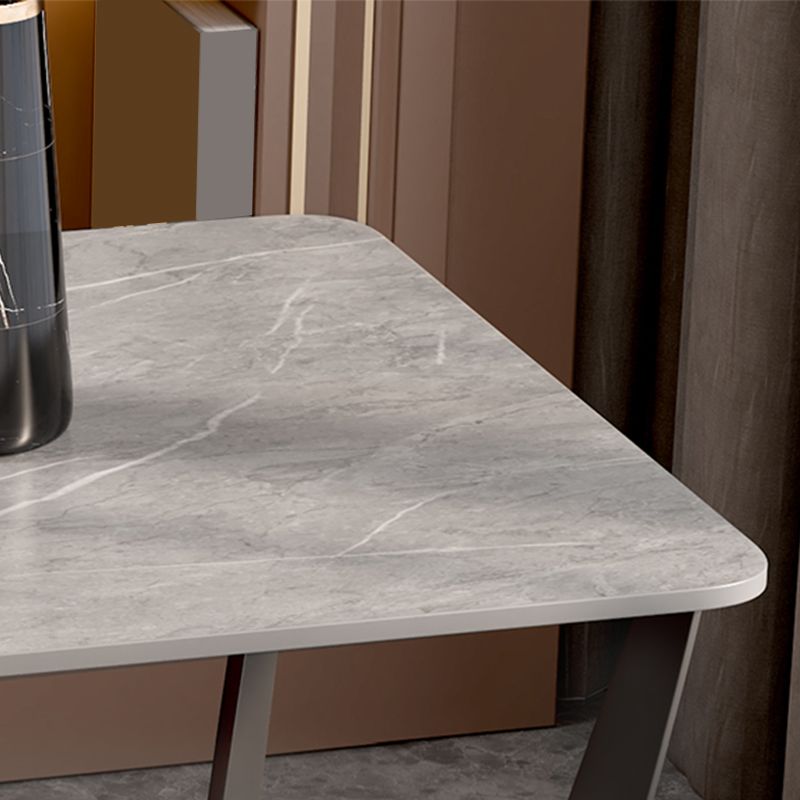 Pegas cruzadas de pizarra mesa de esquina de la esquina de la mesa del sofá cuadrado moderno