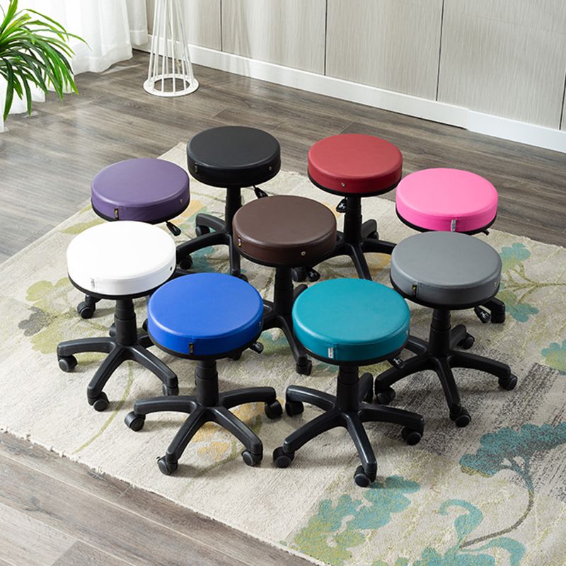 Contemporary Swivel Adjustable Height Bar Stool Indoor Bar Stool with Backless Clearhalo 'Bar Furniture' 'Bar Stools' 'bar_stools' 'furn' 'furn_bar_stools' 'furniture_bar_stools' 'Kitchen & Dining Furniture' 'kitchen&dining_furn' 'kitchen' 'kitchen_furn' Furniture' 1200x1200_163282b5-4f08-4344-bb3a-7147edfdc97e