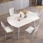 Sintered Stone Dining Table Modern Round Dining Table for Kitchen