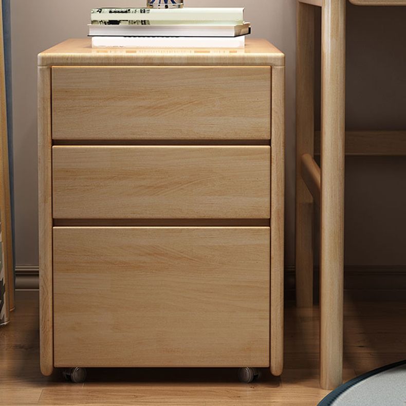 Solid Wood Bedside Cabinet Modern Minimalist Bedside Table with Drawers