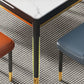 Industrial Style Extendable Stone Dining Table Square 31.5'' Table for Home Clearhalo ' dining_table' 'Dining Tables & Seating' 'Dining Tables' 'furn' 'furn_dining_table' 'Furniture' 'furniture_dining_table' 'Kitchen & Dining Furniture' 'kitchen&dining_furn' 'kitchen' 'kitchen_dining_table' 1200x1200_16357a7e-1818-4f72-a264-d24f3d32a221