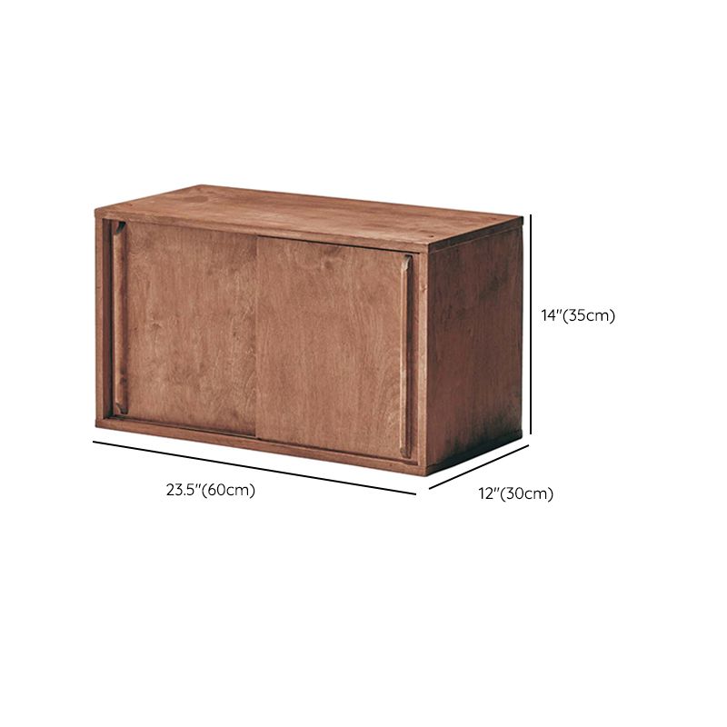 Mesa del aparador de pino lateral moderno con puertas para sala de estar