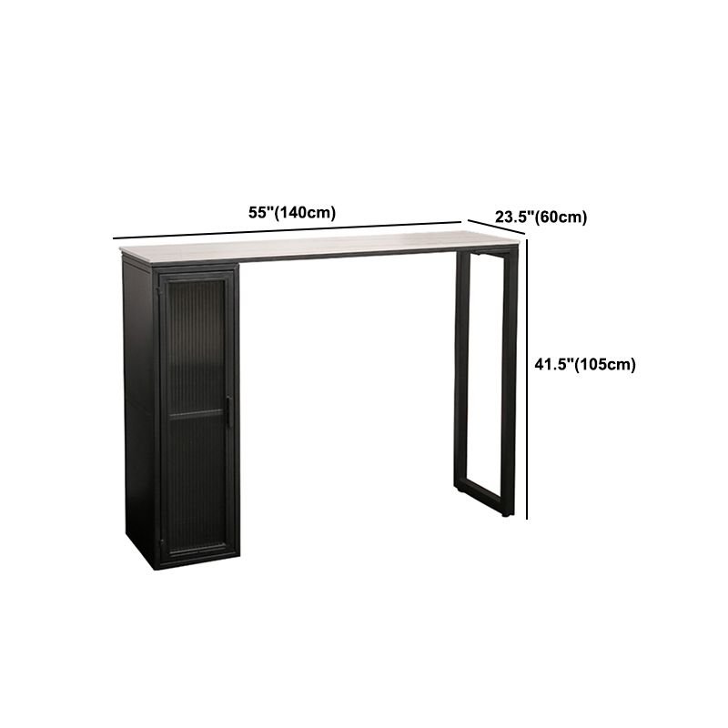 Luxus -Rechteck -Bar Tisch Set 1