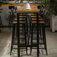 Industrial Style Pub Set 1/5/9 Pieces Solid Wood Pub Dining Set for Indoor Clearhalo 'Bar Furniture' 'furn' 'furn_home_bar_bar_sets' 'Furniture' 'Home Bars & Bar Sets' 'home_bar_bar_sets' 'Kitchen & Dining Furniture' 1200x1200_16384033-e242-411c-940c-ee84b13f15e3
