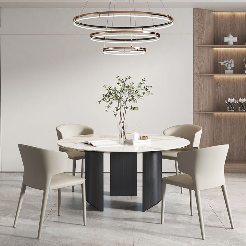 Designer Style Home Arm Chair Faux Leather Wingback Dining Chair (Set of 2) Clearhalo ' kitchen&dining_furn' 'Dining Chairs' 'Dining Tables & Seating' 'dining_chair' 'furn' 'furn_dining_chair' 'Furniture' 'furniture_dining_chair' 'Kitchen & Dining Furniture' 'kitchen' 1200x1200_1638876f-5296-4753-a448-5f0b97fc7fa3