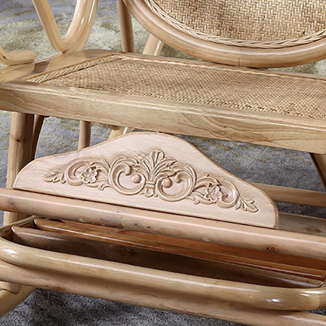 Silla mecedora tradicional mimbre sólido sólido colrillo de fallecimiento