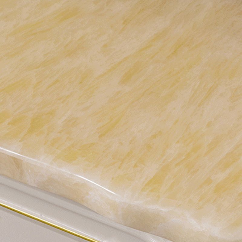 Glam 2-door Sideboard in White Solid Wood with Marble for Living Room Clearhalo 'buffet_sideboard' 'Buffets & Sideboards' 'furn' 'furn_buffet_sideboard' 'Furniture' 'Kitchen & Dining Furniture' 1200x1200_163adcdd-e1fd-45a7-b645-b8990e3a6723