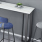 Modern Style Bar Table 42-inch Height Stone Top and Metal Base Bistro Table Clearhalo 'Bar Furniture' 'Bar Tables' 'bar_tables' 'furn' 'furn_bar_tables' 'Furniture' 'furniture_bar_tables' 'Kitchen & Dining Furniture' 1200x1200_163d47a7-90e0-4d39-9542-2e86bdbcd977