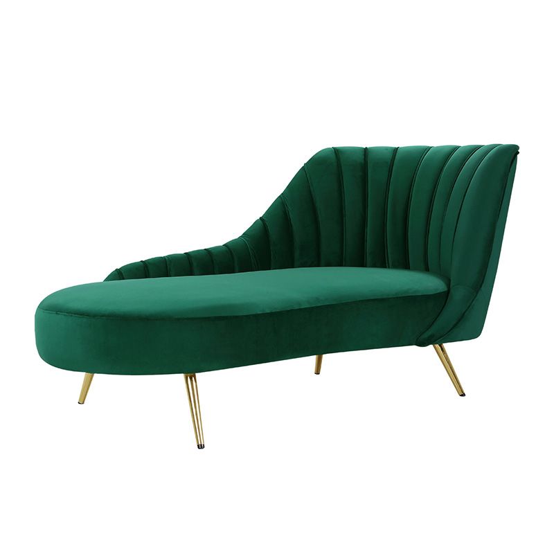 Living Room Rolled Arms Chaise Lounge Modern Velvet Chaise with Upholster Clearhalo 'Chairs & Seating' 'Chaise Lounge' 'chaise_lounge' 'furn' 'furn_chaise_lounge' 'Furniture' 'Living Room Furniture' 1200x1200_163fedd7-15ab-4bf7-a21c-861ef658f861