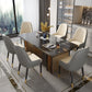 Modern Style Arm Chair Metal Solid Back Dining Chair for Kitchen Clearhalo 'Dining Chairs' 'Dining Tables & Seating' 'dining_chair' 'furn' 'furn_dining_chair' 'Furniture' 'Kitchen & Dining Furniture' 1200x1200_164105ca-4e9f-409b-8ffa-c59bed9be52d