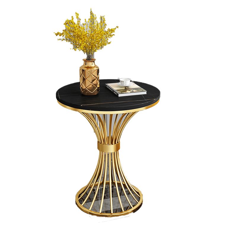 Table de l'extrémité latérale minimaliste rond