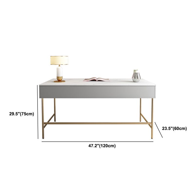 Marble Rectangular Office Desk Glam Solid Wood Writing Desk for Home Clearhalo 'furn' 'furn_office_desk' 'Furniture' 'Office Desks' 'Office Furniture' 'office_desk' 1200x1200_16420fc7-3425-4a5b-9aab-53702ca83943