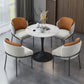 Modern 1/2/4 Pieces Dining Set Round Sintered Stone Dining Table Set Clearhalo 'Dining Room Sets' 'Dining Tables & Seating' 'dining_room_set' 'Furniture' 'furniture_dining_room_set' 'Kitchen & Dining Furniture' 1200x1200_164265f8-af57-4fee-8d0e-3e8f3ac54e01