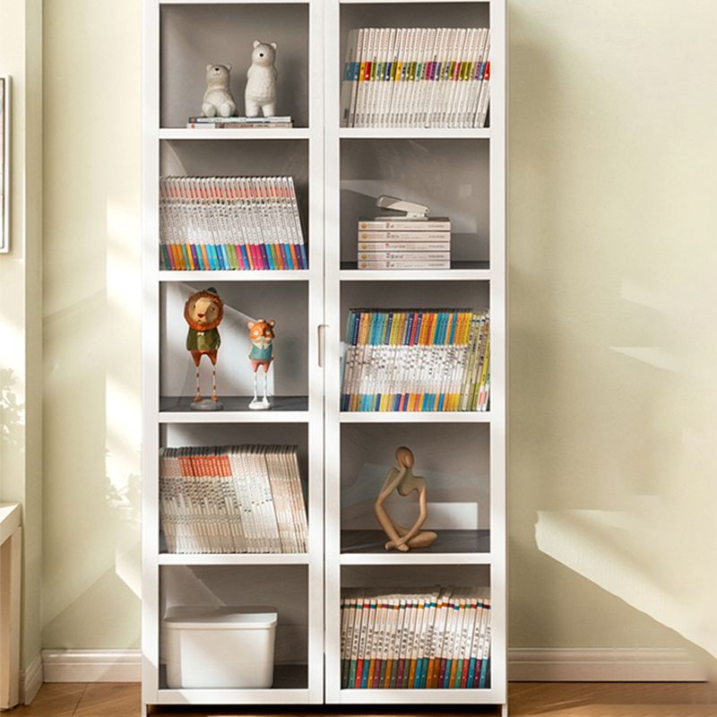 White Lacquered Modern Storage Cabinet,Rectangle Standard Cabinet Clearhalo 'Cabinets & Chests' 'cabinets_chests' 'furn' 'furn_cabinets_chests' 'Furniture' 'Living Room Furniture' 1200x1200_1642b469-bfb3-45a4-8aa2-7afd3f2c4fc8