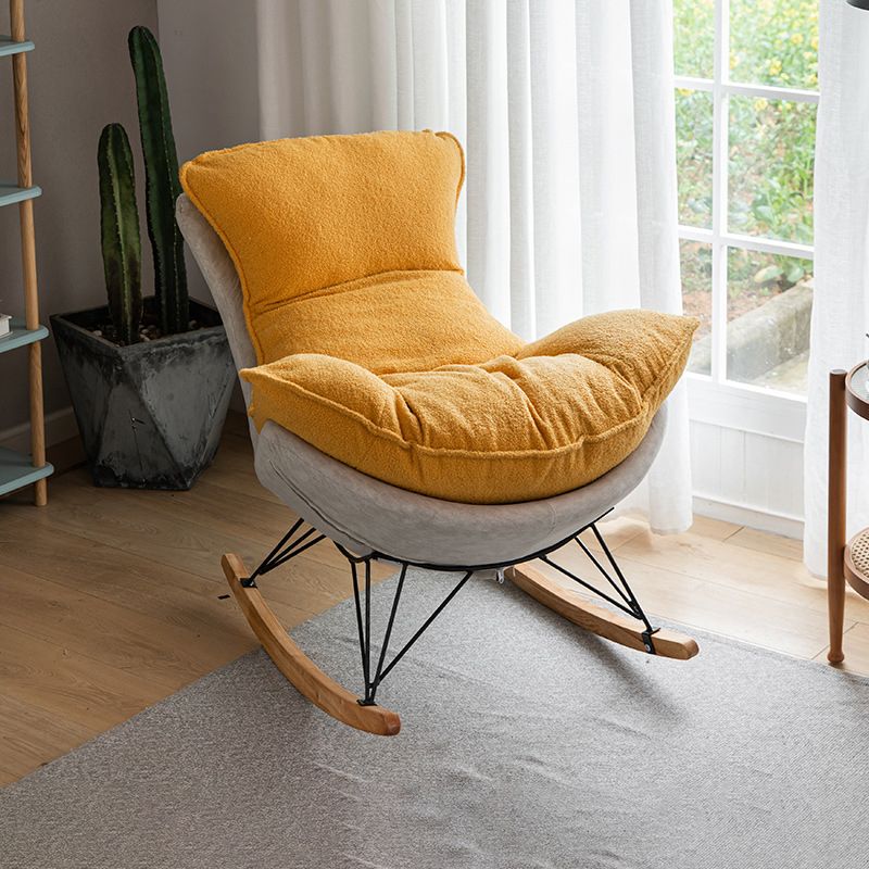 Modern Indoor Sofa Rocking Chair Single Rocking Chair with Cushion Clearhalo 'Chairs & Seating' 'furn' 'furn_rocking_chairs' 'Furniture' 'Living Room Furniture' 'Rocking Chairs' 'rocking_chairs' 1200x1200_16478a9c-4c55-4262-aa72-c1f18122521e