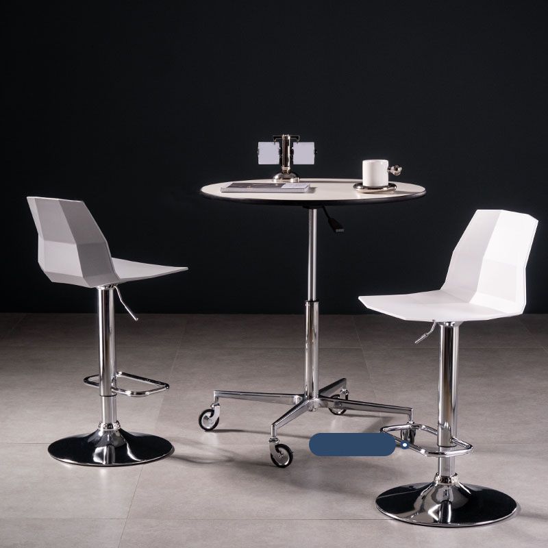 Modern Adjustable Dining Stool Plastic Footrest Counter Stool with Swivel Clearhalo 'Bar Furniture' 'Bar Stools' 'bar_stools' 'furn' 'furn_bar_stools' 'Furniture' 'Kitchen & Dining Furniture' 1200x1200_164805c4-786f-45db-b114-2c610035c06b