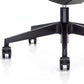 Sedia da scrivania moderna larga 25" Sedia da ufficio AirGrid nera traspirante