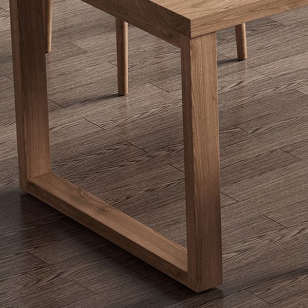 Table à manger en bois moderne du rectangle 1/2/5/7 Pièces Pièces Ensemble de restauration pour salle à manger