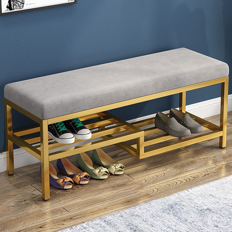13.8" Wide Modern Seating Bench Rectangle Solid Color Entryway Bench with Storage Clearhalo 'Benches' 'Chairs & Seating' 'furn' 'furn_benches' 'Furniture' 'Living Room Furniture' 1200x1200_164d0ae9-a4df-4d0b-8744-bb3d75bf500d