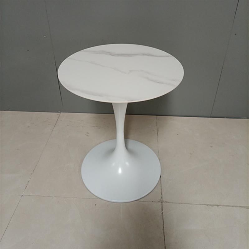 Modern Round Top Dinette Table Metal Base Dining Table for Restaurant Clearhalo 'Dining Tables & Seating' 'Dining Tables' 'dining_table' 'furn' 'furn_dining_table' 'Furniture' 'furniture_dining_table' 'Kitchen & Dining Furniture' 'kitchen' 'kitchen_dining_table' 1200x1200_164fce2a-0b7d-42b9-9bd7-58baf0426454