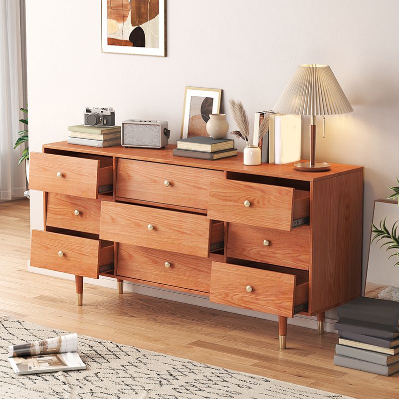 Mid-Century Rectangle Accent Cabinet Solid Wood Storage Cabinet Clearhalo 'Cabinets & Chests' 'cabinets_chests' 'furn' 'furn_cabinets_chests' 'Furniture' 'Living Room Furniture' 1200x1200_165238be-38b1-4d26-8ec2-9241cbf94a96