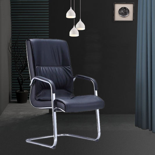 Middle/High Back Ergonomic Task Chair Fixed Arms Leather Desk Chair Clearhalo 'furn' 'furn_office_chair' 'Furniture' 'Office Chairs' 'Office Furniture' 'office_chair' 1200x1200_165583d8-7d5a-47b0-9b45-5b8e7600e5e8