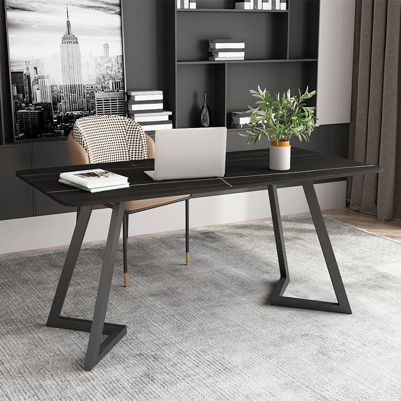Zeitgenössischer gebogener Büro Schreibtisch Steinschreiberschreibtisch für Büro
