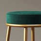 Nordic Glam Style Bar Stool Round Counter Bar Stool with Metal Legs Clearhalo 'Bar Furniture' 'Bar Stools' 'bar_stools' 'furn' 'furn_bar_stools' 'Furniture' 'furniture_bar_stools' 'Kitchen & Dining Furniture' 1200x1200_16578828-e704-4b6c-86a8-0a185fcf1bab