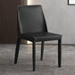 Contemporary Leather Dining Chair Parsons Chair in Matte Finish for Kitchen Clearhalo 'Dining Chairs' 'Dining Tables & Seating' 'dining_chair' 'furn' 'furn_dining_chair' 'Furniture' 'Kitchen & Dining Furniture' 1200x1200_165842e3-29ba-4b45-abf6-fa646dbca22d