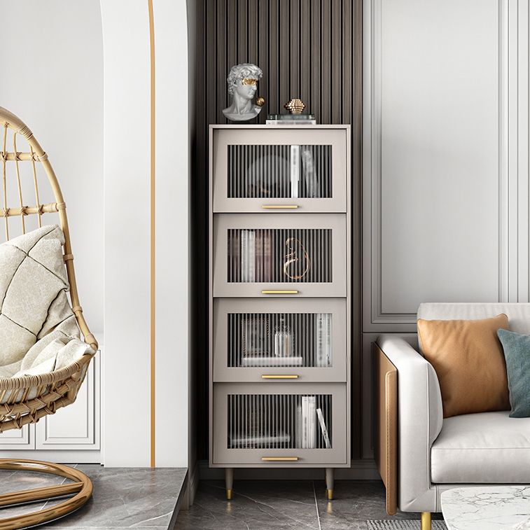 Champagne glam mdf buffet soggiorno armadi in vetro a buffet da pranzo